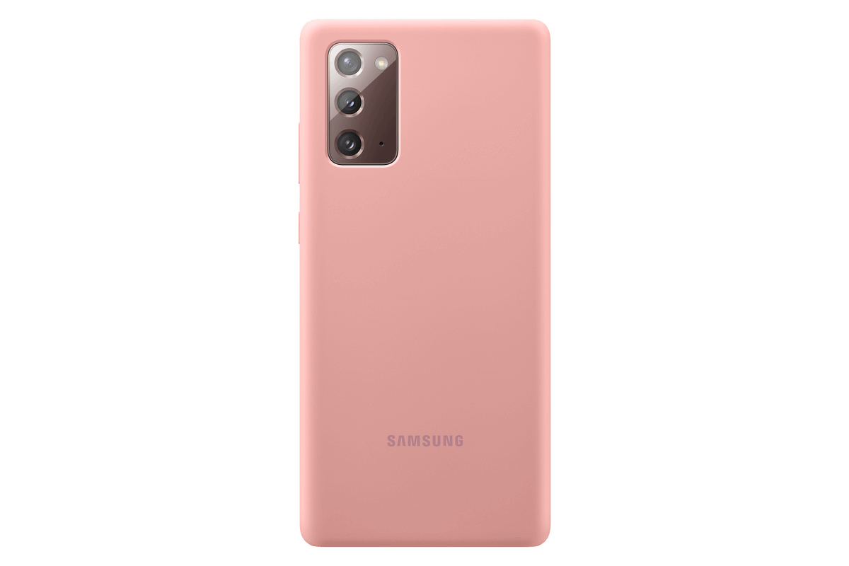 Imagem Ilustrativa - Capa protetora Galaxy Note20 Silicone Bronze